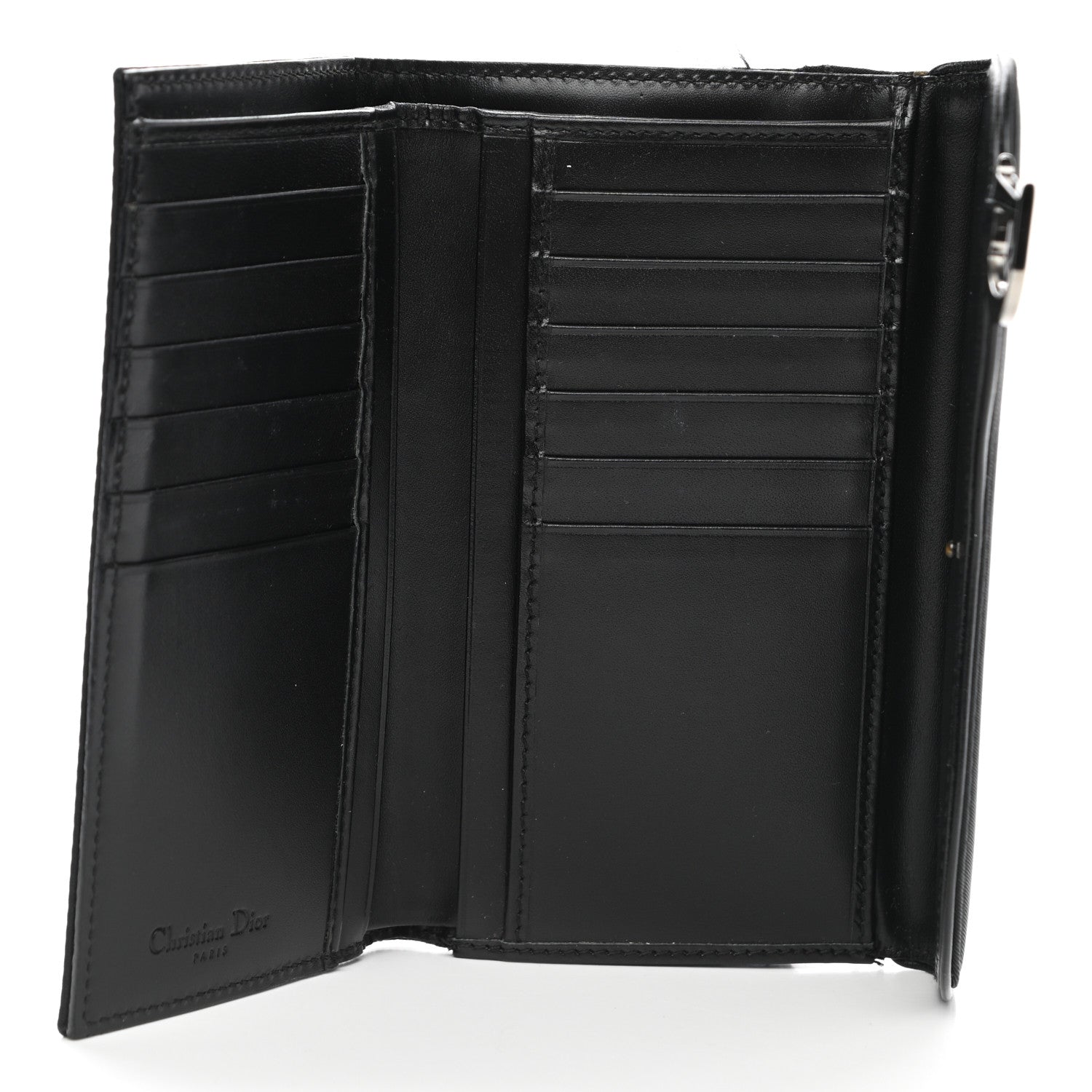 Christian Dior Nylon Saddle Wallet Black 5 of 10