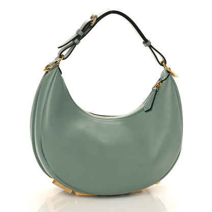 Fendi Vitello Grace Matte Small Fendigraphy Hobo Bag Menta 3 of 8