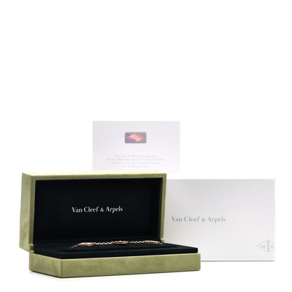 Van Cleef & Arpels 18K Yellow Gold Diamond 5 Motifs Guilloche Vintage Alhambra Bracelet 7 of 7