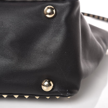 Valentino Garavani Vitello Medium Rockstud Tote Black 13 of 13