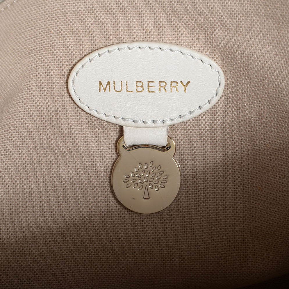 Silky Calfskin Oversized Alexa Cream
