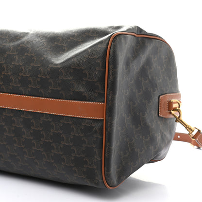 Celine Triomphe Canvas Large Voyage Duffle Tan 8 of 8