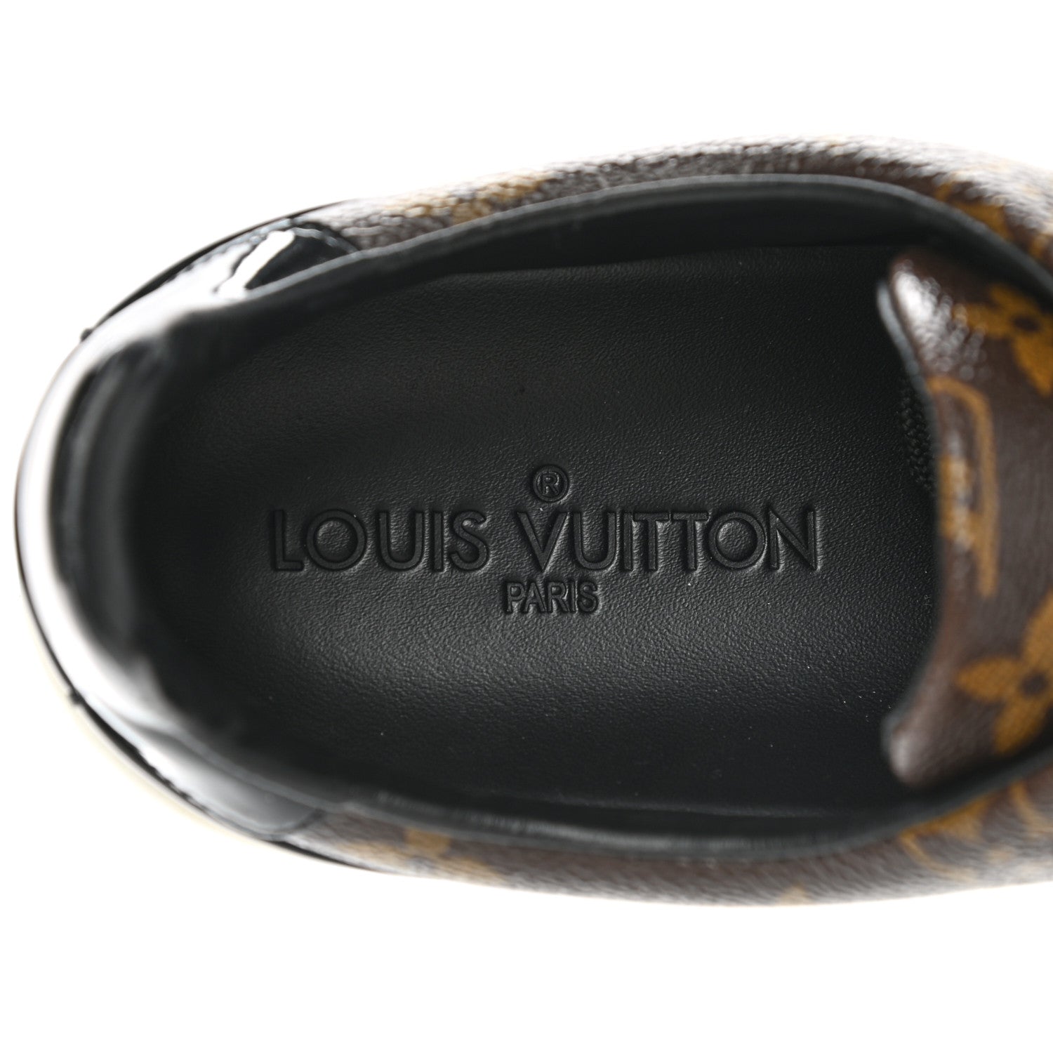 Louis Vuitton Patent Monogram Frontrow Sneakers 40 7 of 8