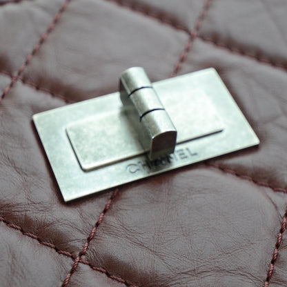 Chanel Aged Calfskin Reissue 2.55 Tote Bordeaux 7 of 12