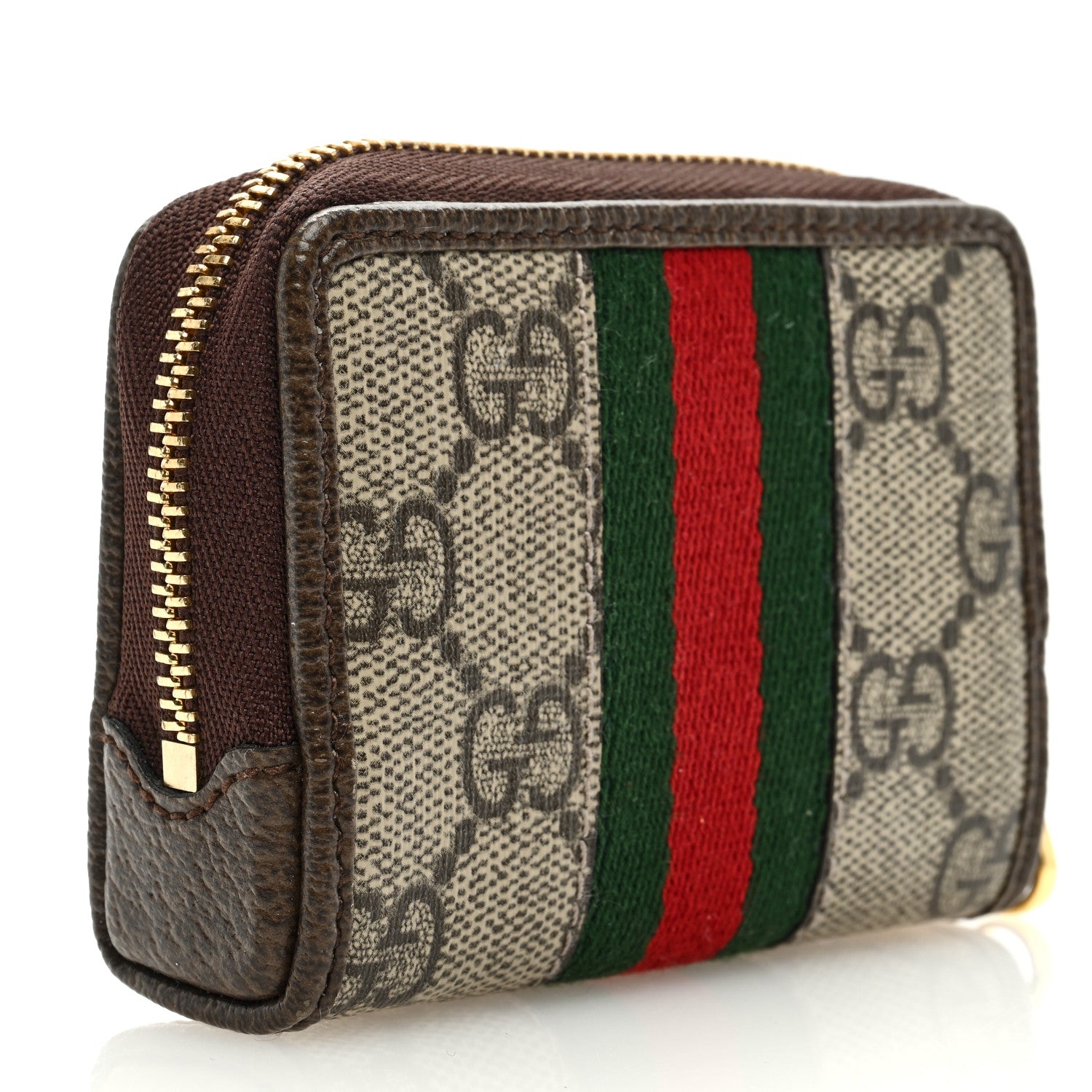 Gucci GG Supreme Monogram Web Ophidia Playing Card Case Beige New Acero 3 of 7