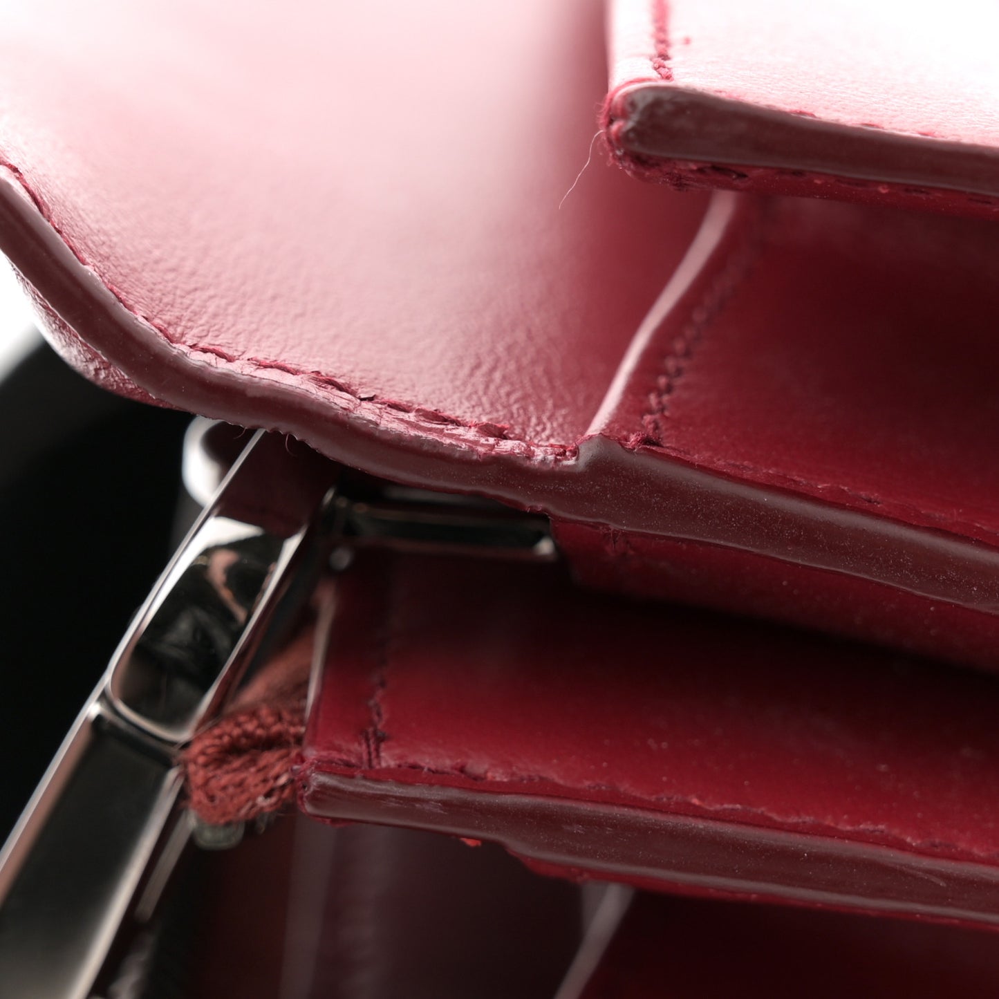 Calfskin Mini DG Convertible Bag Red