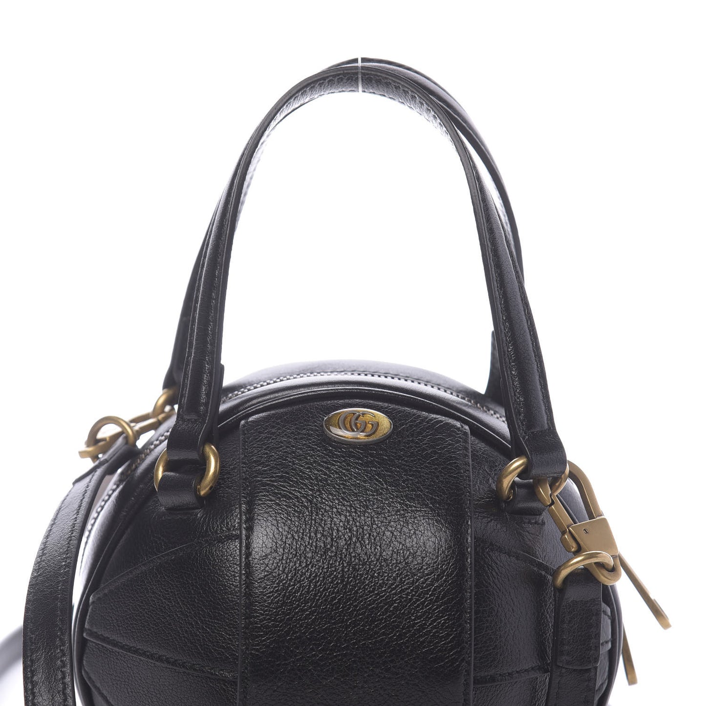 Piuma Lux Energy Mini Tifosa Basketball Shaped Shoulder Bag Black