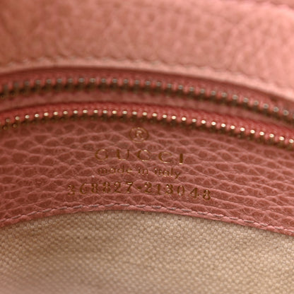 Gucci Dollar Calfskin Mini Swing Top Handle Bag Soft Pink 6 of 13