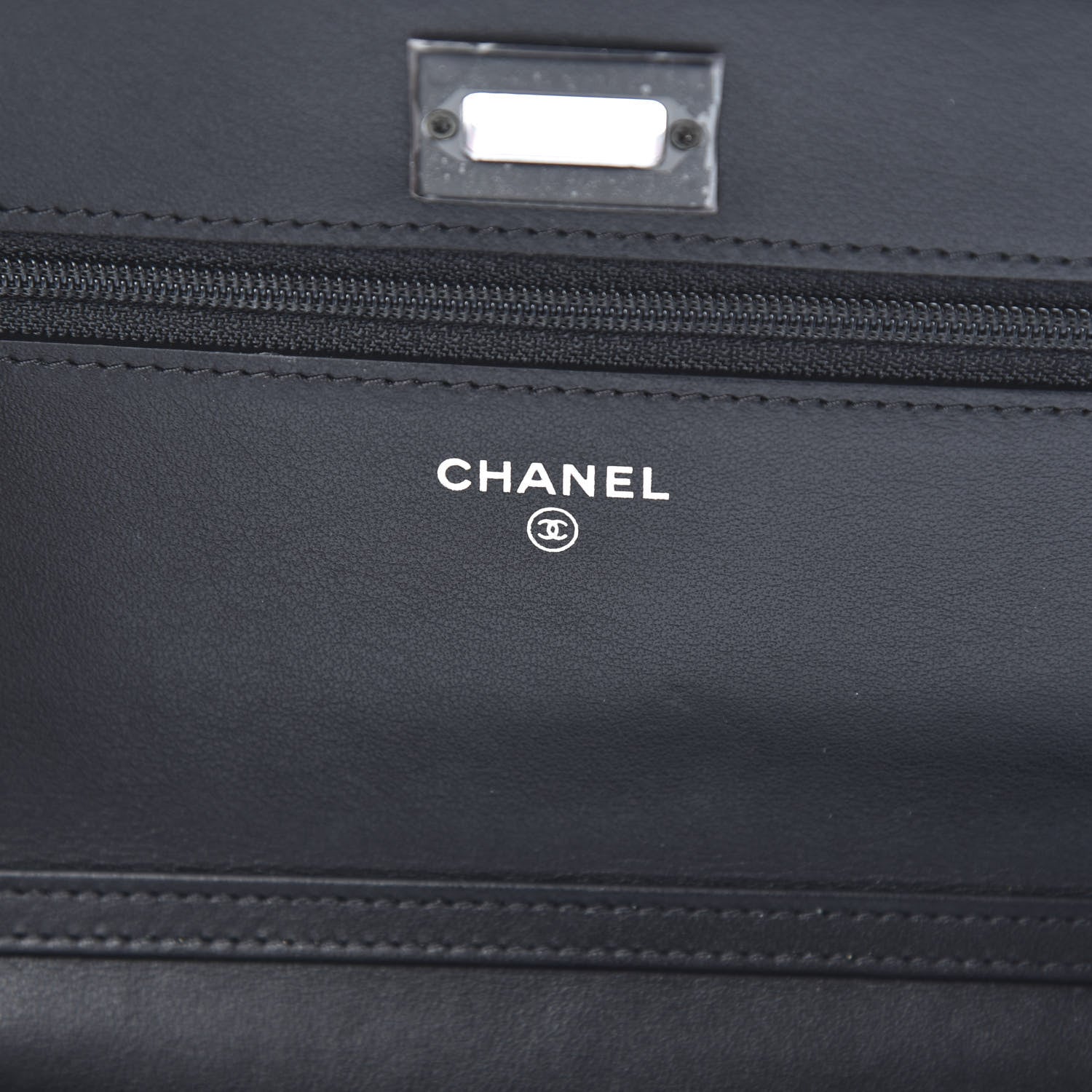 Chanel Aged Calfskin Quilted Reissue Wallet On Chain WOC So Black 5 of 11