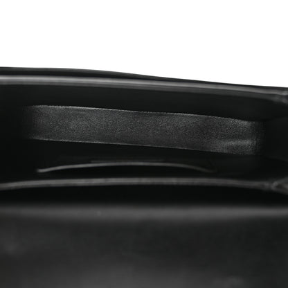 Saint Laurent Box Calfskin Monogram Medium Solferino Satchel Black 5 of 15