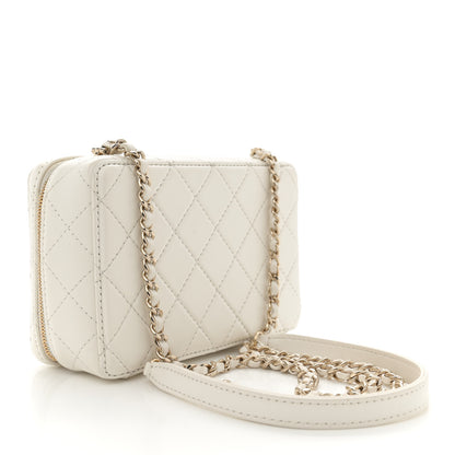 Chanel Lambskin Quilted Coco Click Bag White 3 of 12