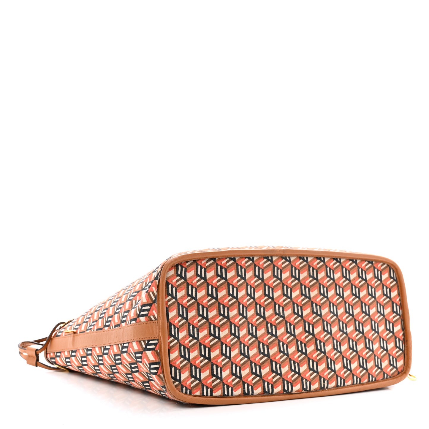 Visetos Medium Liz Reversible Shopper Tote Cognac
