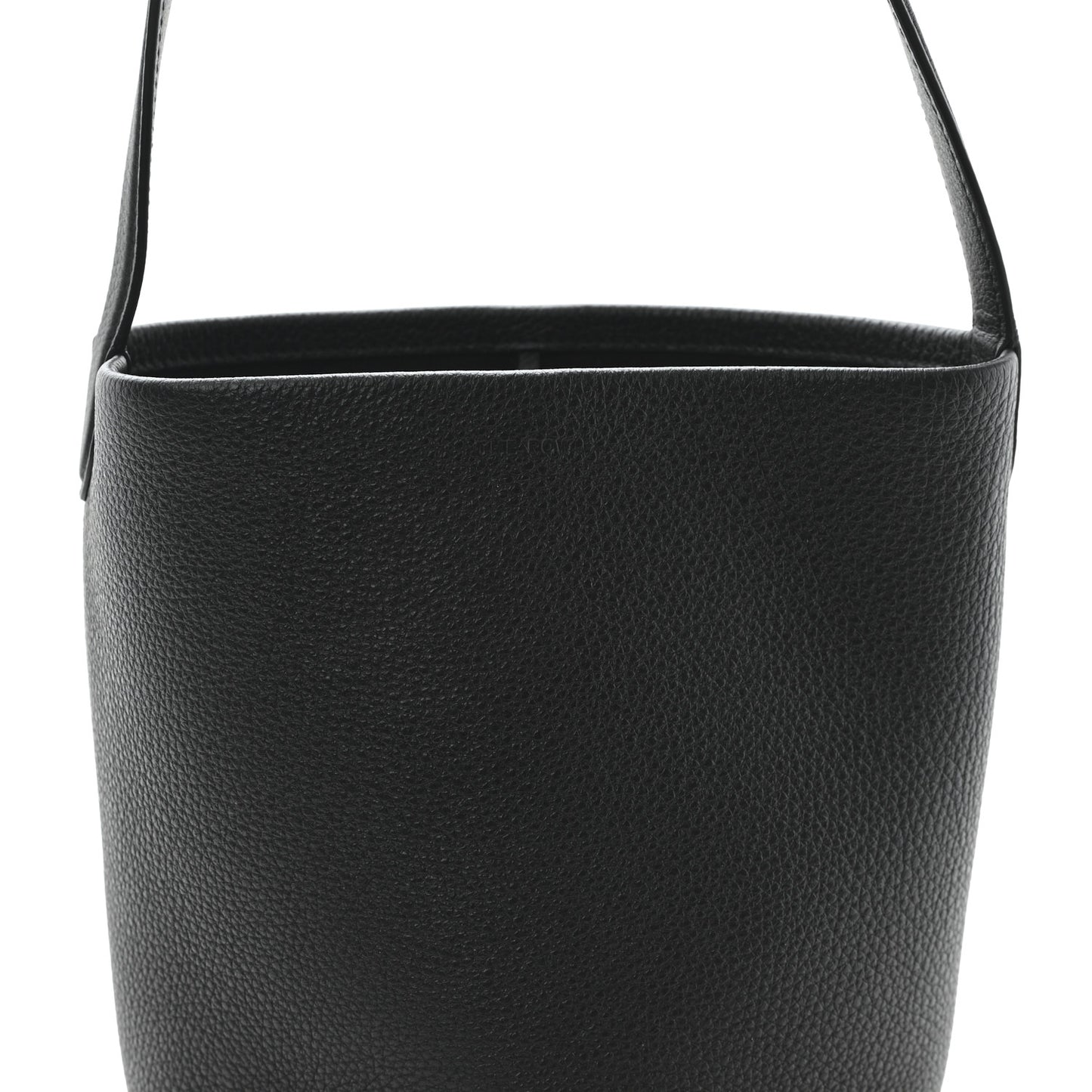 Grained Calfskin Small N/S Park Tote Black