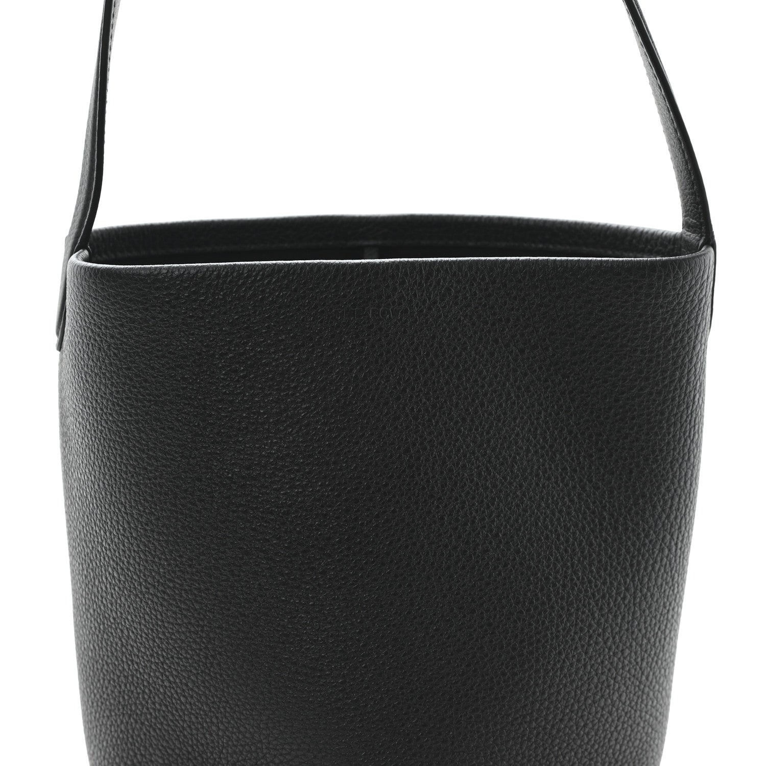 The Row Grained Calfskin Small N/S Park Tote Black 7 of 9