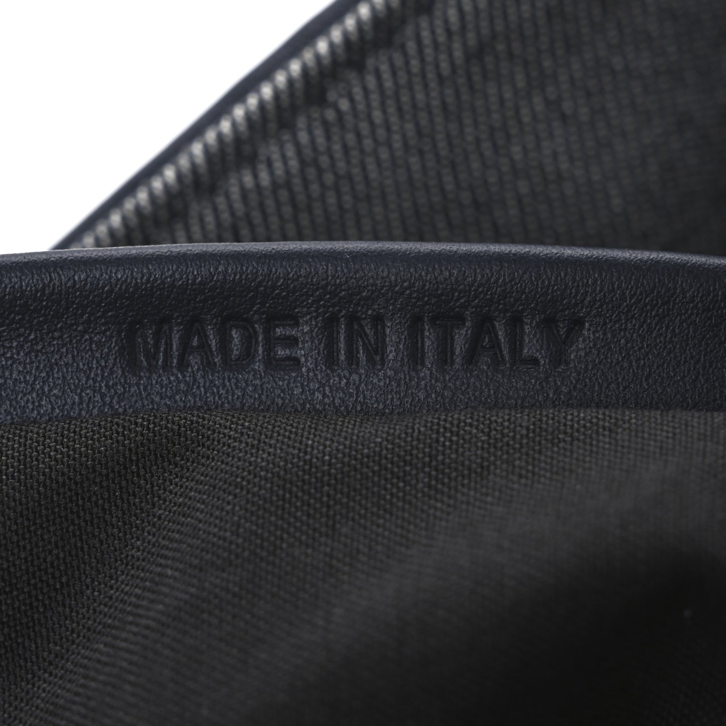 Chenille FF Embroidered Baguette Grigio Notte Flamingo