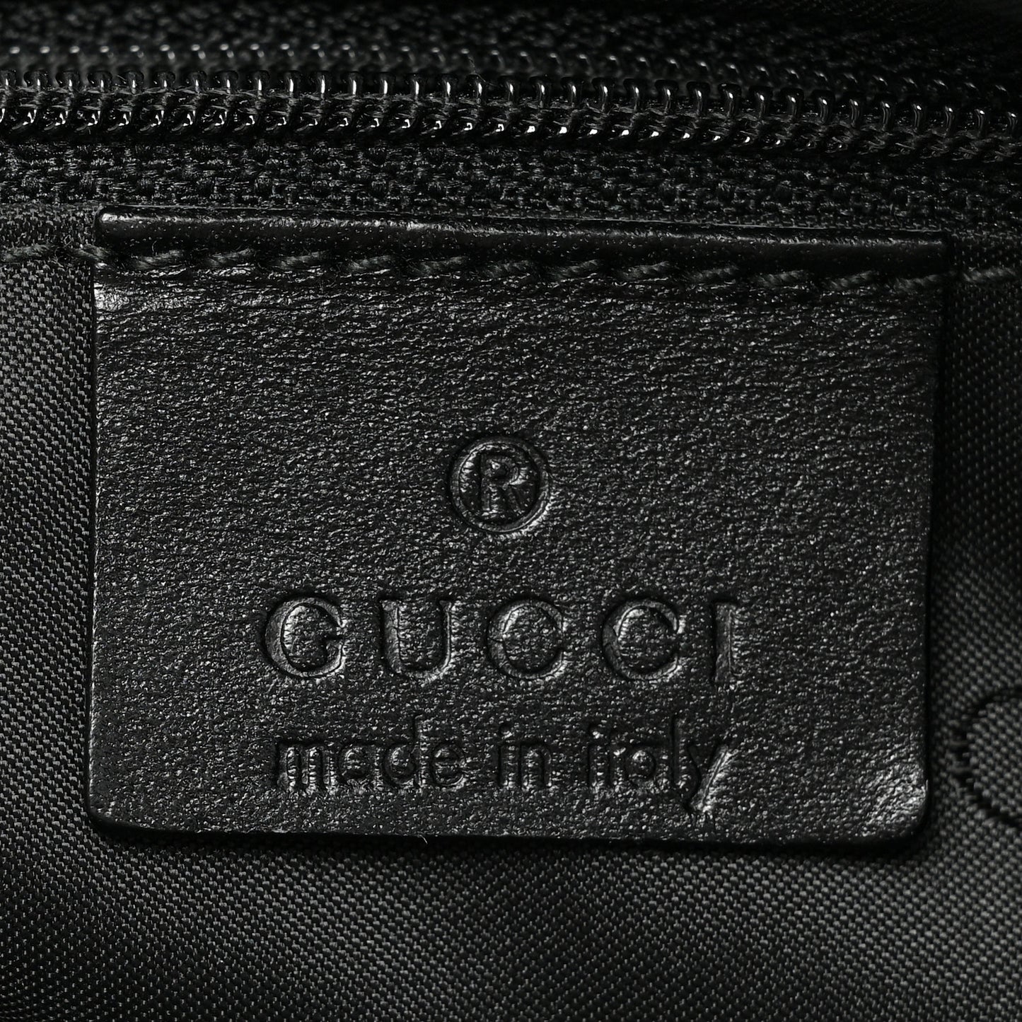 Nylon Bamboo Handle Bag Black