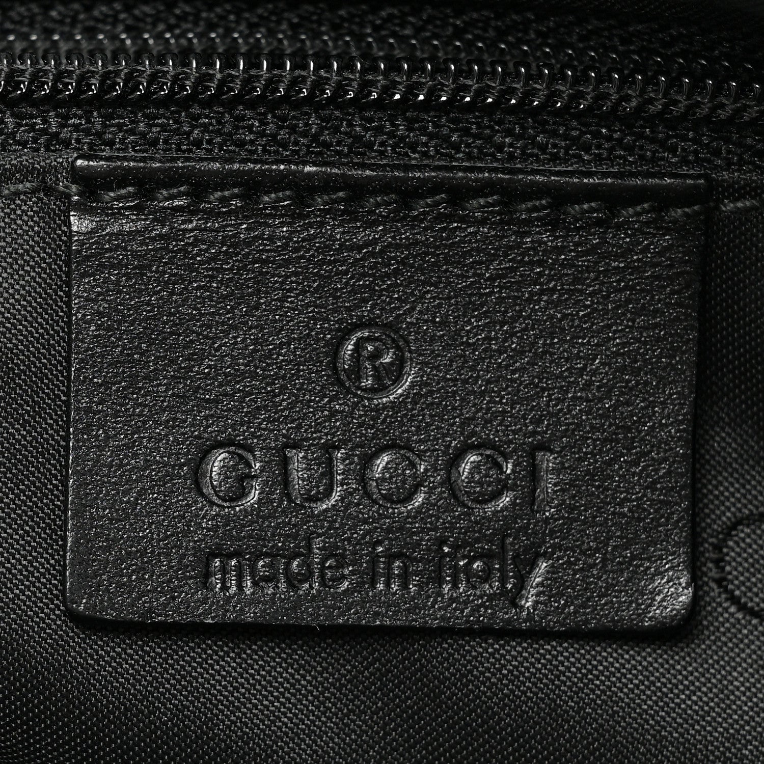 Gucci Nylon Bamboo Handle Bag Black 8 of 10