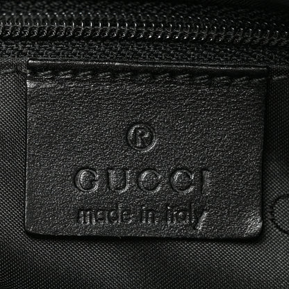 Gucci Nylon Bamboo Handle Bag Black 8 of 10