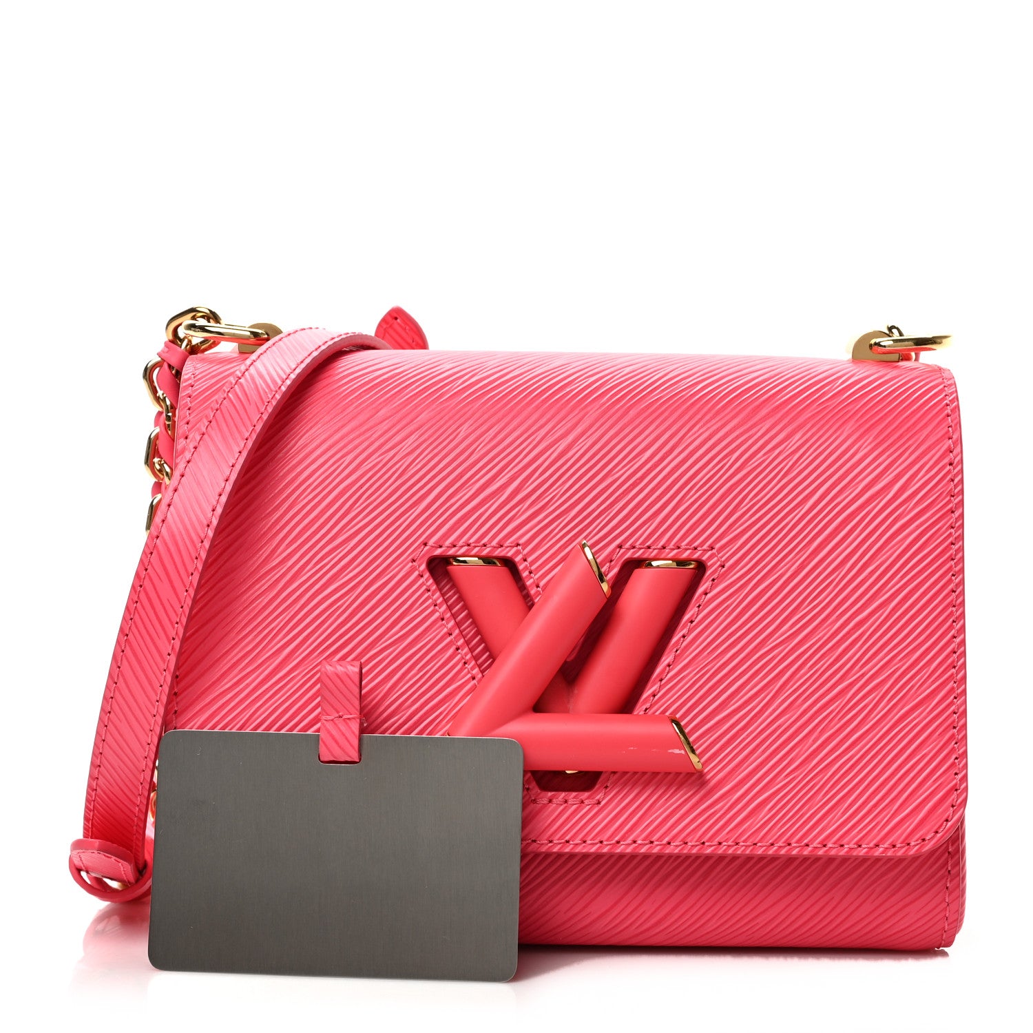 Louis Vuitton Epi Twist Shoulder Bag PM Dragon Fruit 1 of 8