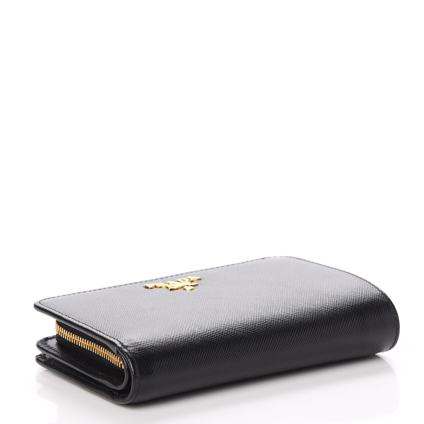 Saffiano Compact Wallet Nero Black