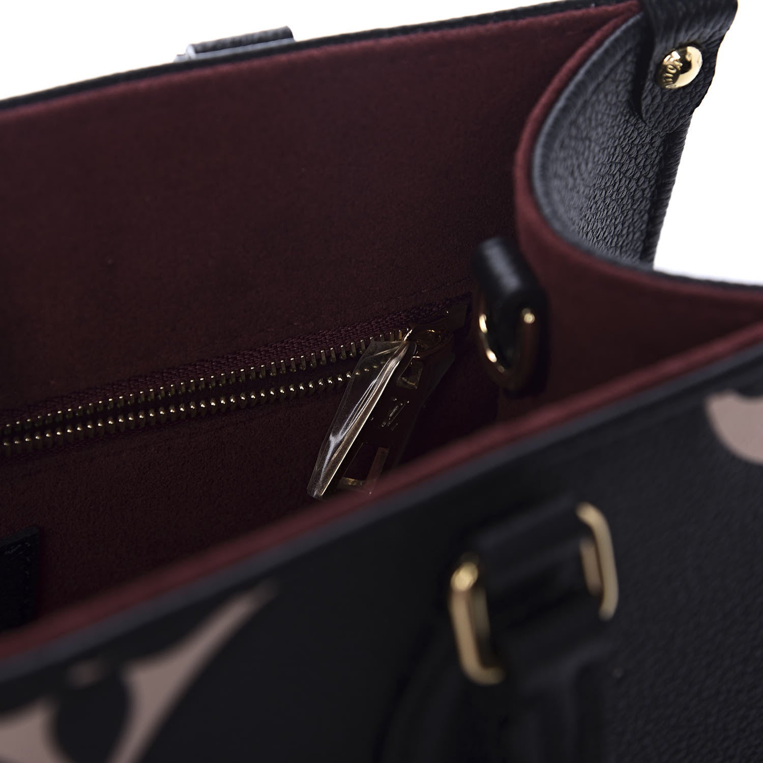 Louis Vuitton Empreinte Monogram Giant Onthego PM Black Beige 9 of 10