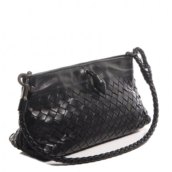 Nappa Intrecciato Baby Bag Nero Black