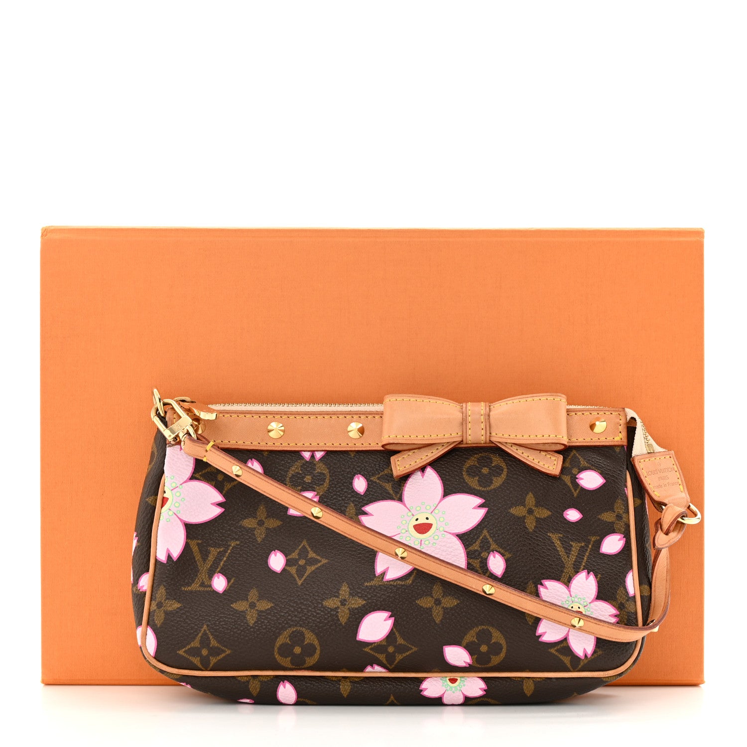 Louis Vuitton Monogram Cherry Blossom Pochette Accessories Brown 10 of 10