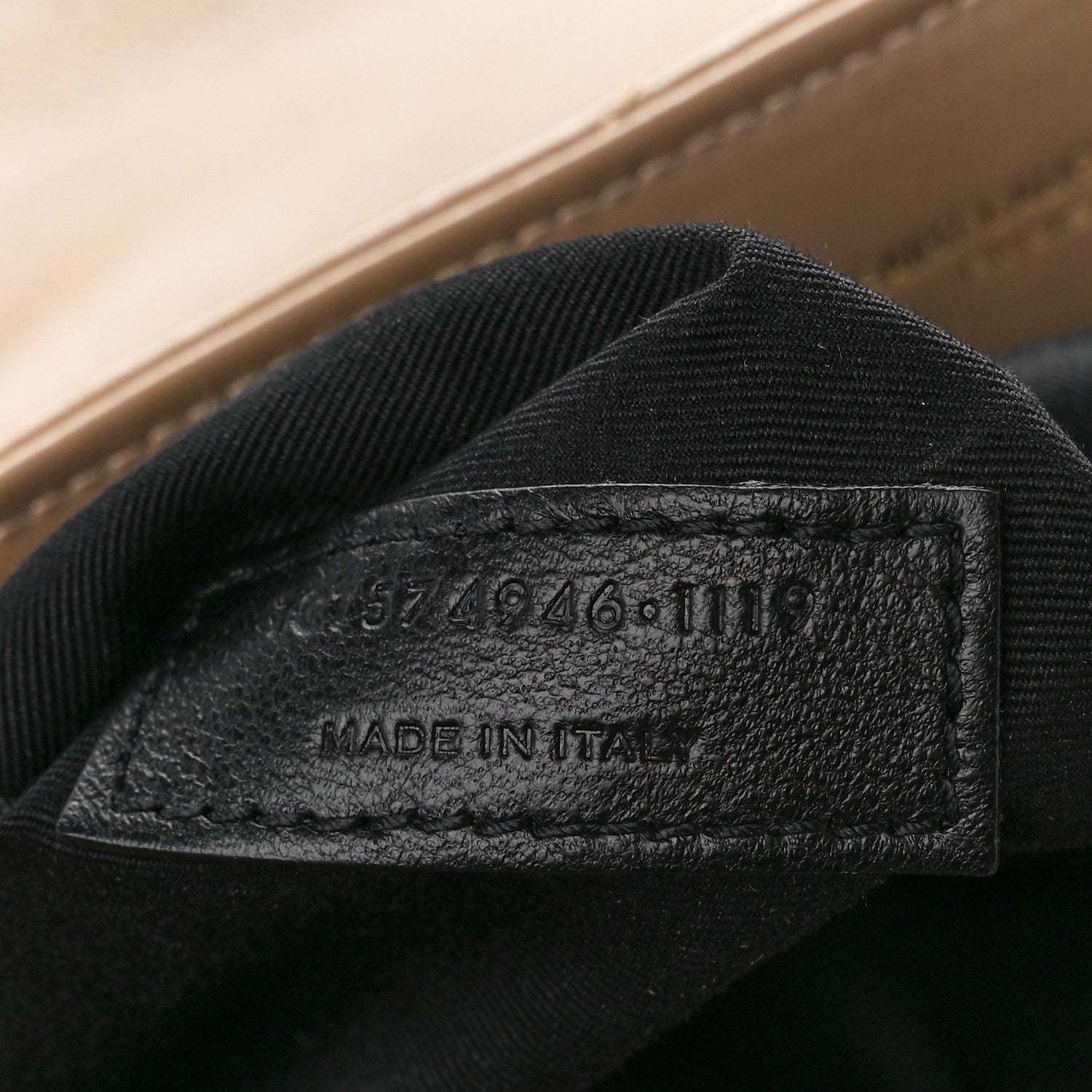 Saint Laurent Calfskin Y Quilted Monogram Medium Loulou Chain Satchel Dark Latte 8 of 11