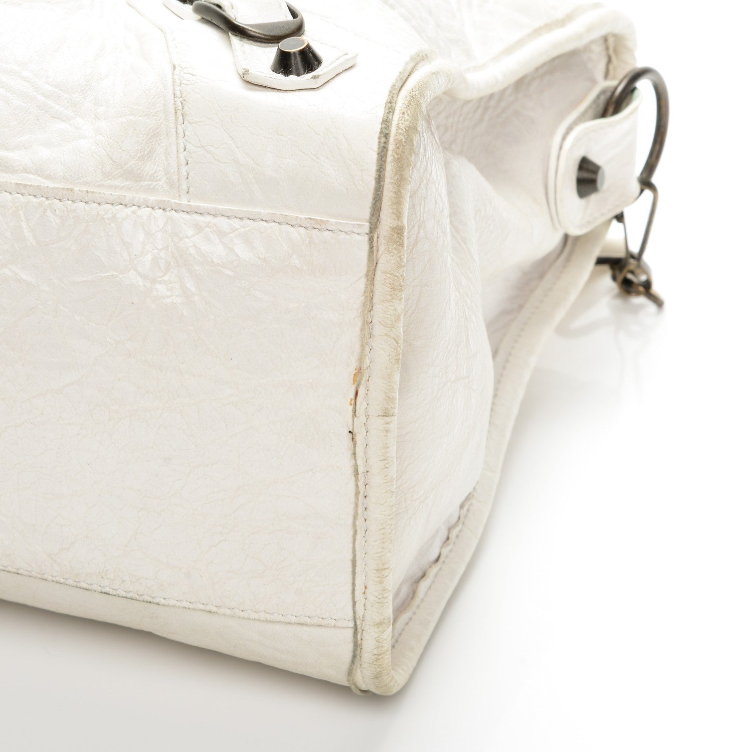 Balenciaga Agneau Classic Hardware City White 12 of 14