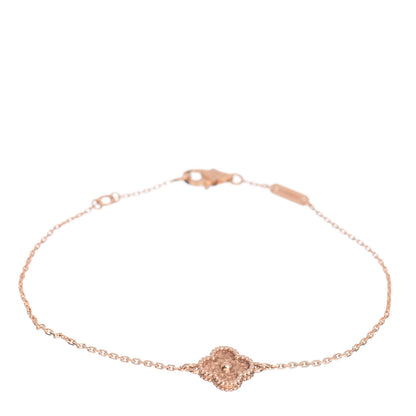 Van Cleef & Arpels 18K Rose Gold Sweet Alhambra Bracelet 1 of 5