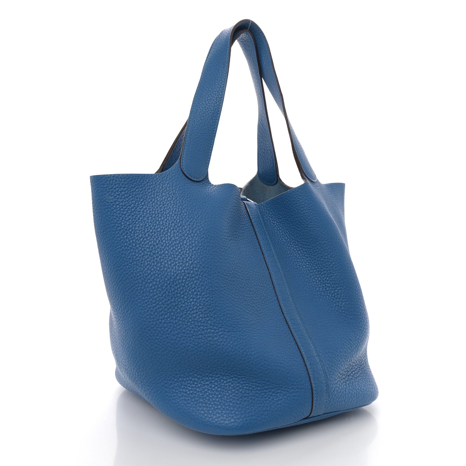 Hermes Taurillon Clemence Picotin Lock 26 GM Mykonos 3 of 12