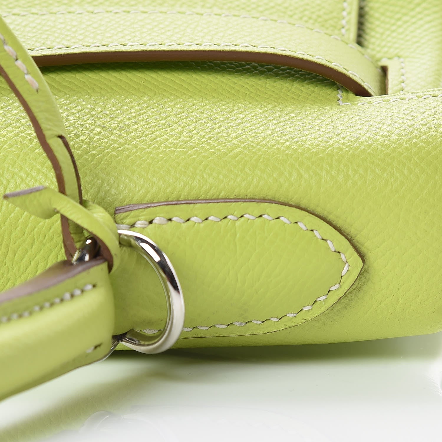 Hermes Epsom Candy Kelly Retourne 32 Kiwi Lichen 12 of 39