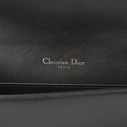 Christian Dior Lambskin Cannage Lady Dior Chain Wallet Black 8 of 13