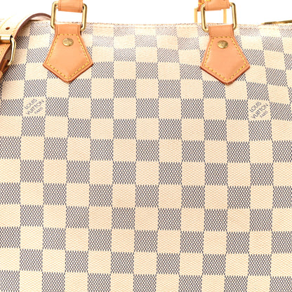 Louis Vuitton Damier Azur Speedy Bandouliere 30 8 of 12