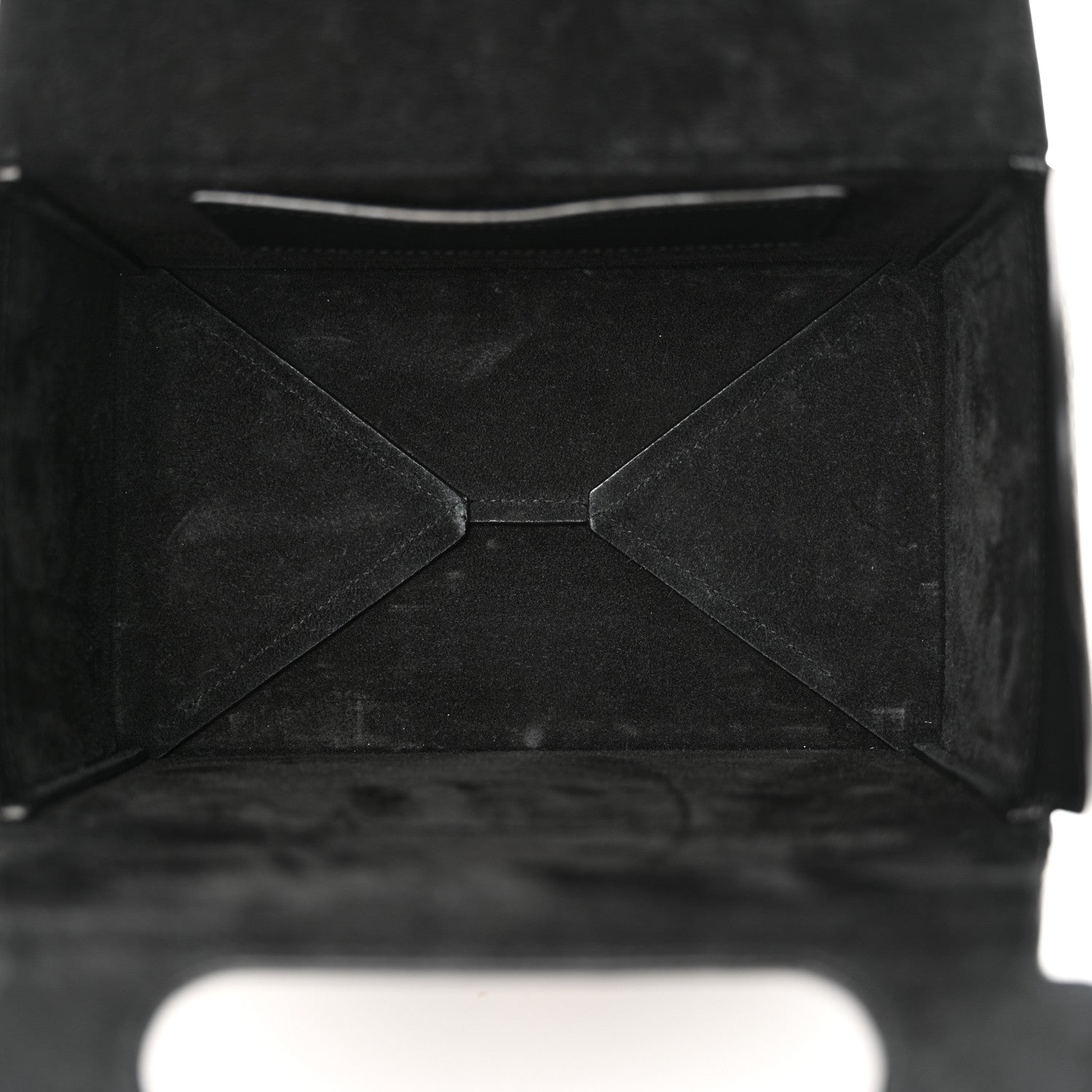 Saint Laurent Calfskin Monogram Take Away Box Black 5 of 10