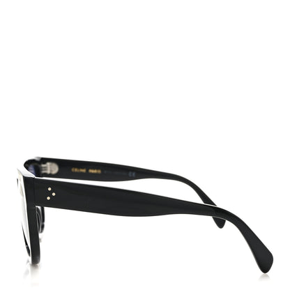 Celine Acetate Polarized Rectangular Sunglasses CL40011N Black 3 of 7