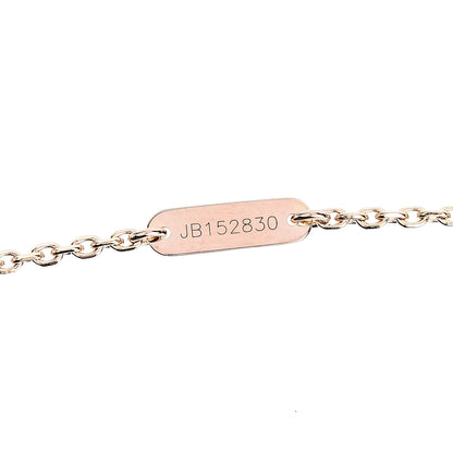 Van Cleef & Arpels 18K Rose Gold Diamond Carnelian Vintage Alhambra Pendant Necklace 5 of 7