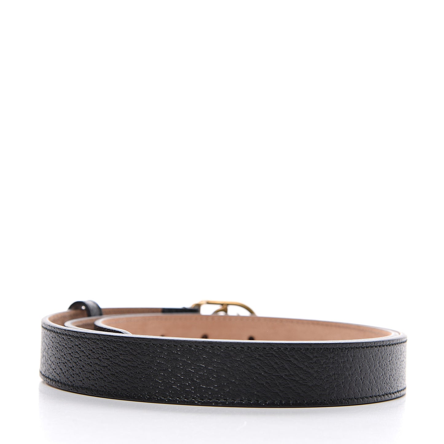 Calfskin Framed Double G Belt 105 42 Black