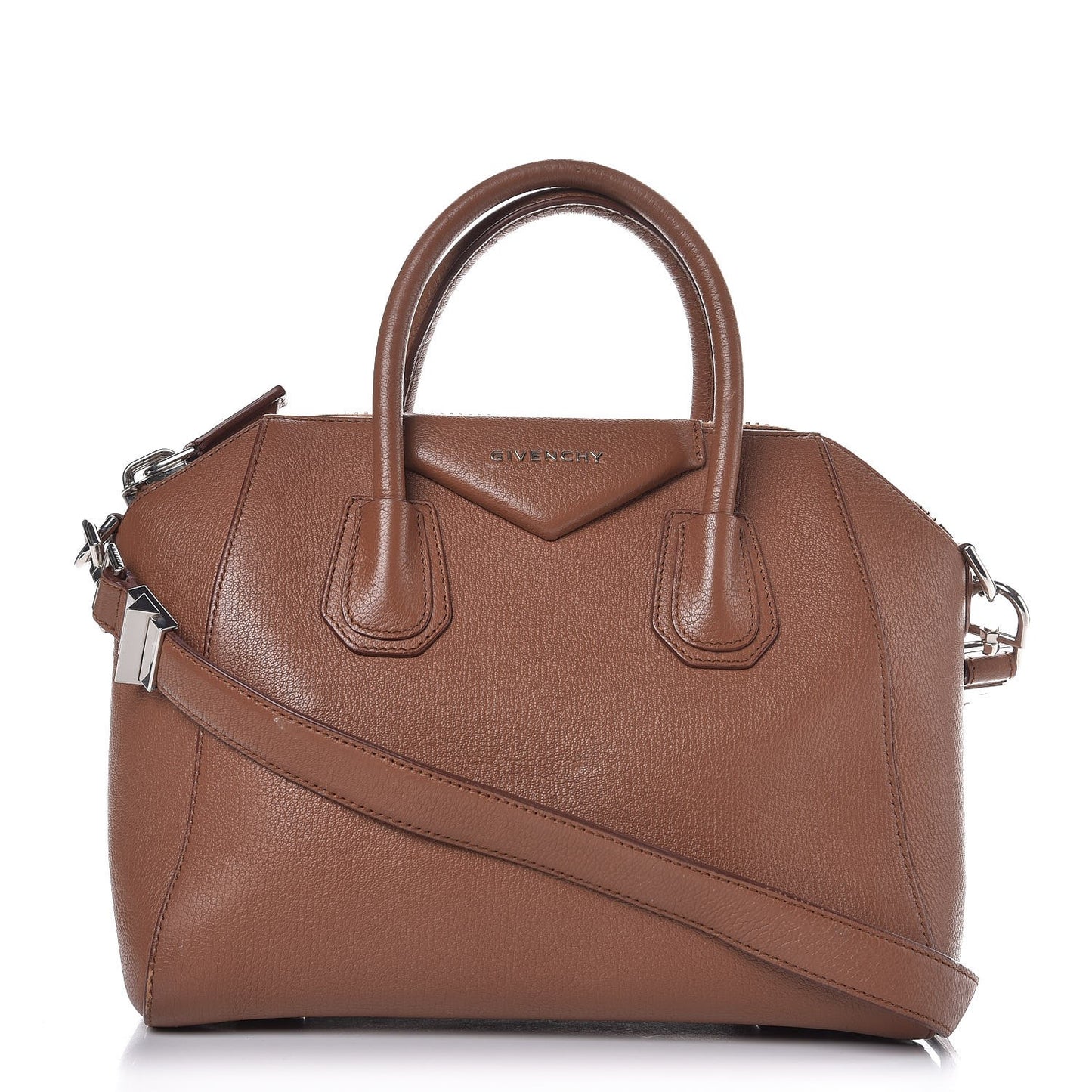 Sugar Goatskin Small Antigona Caramel