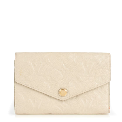 Louis Vuitton Empreinte Compact Curieuse Wallet Neige 1 of 7