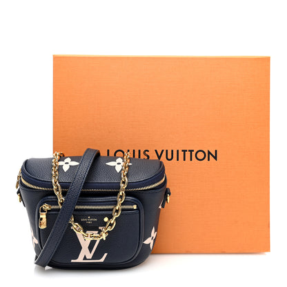 Louis Vuitton Empreinte Monogram Giant Mini By The Pool Bumbag Blue Beige 10 of 10