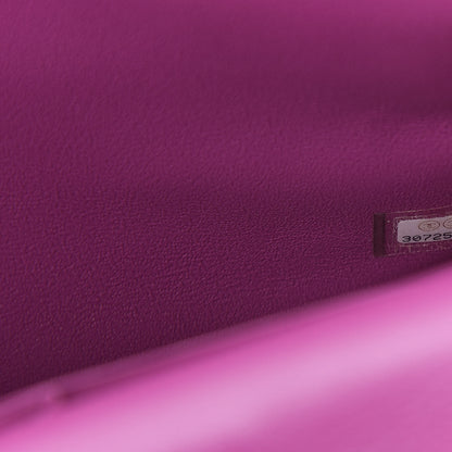 Chanel Lambskin Quilted Small Double Flap Purple 8 of 12
