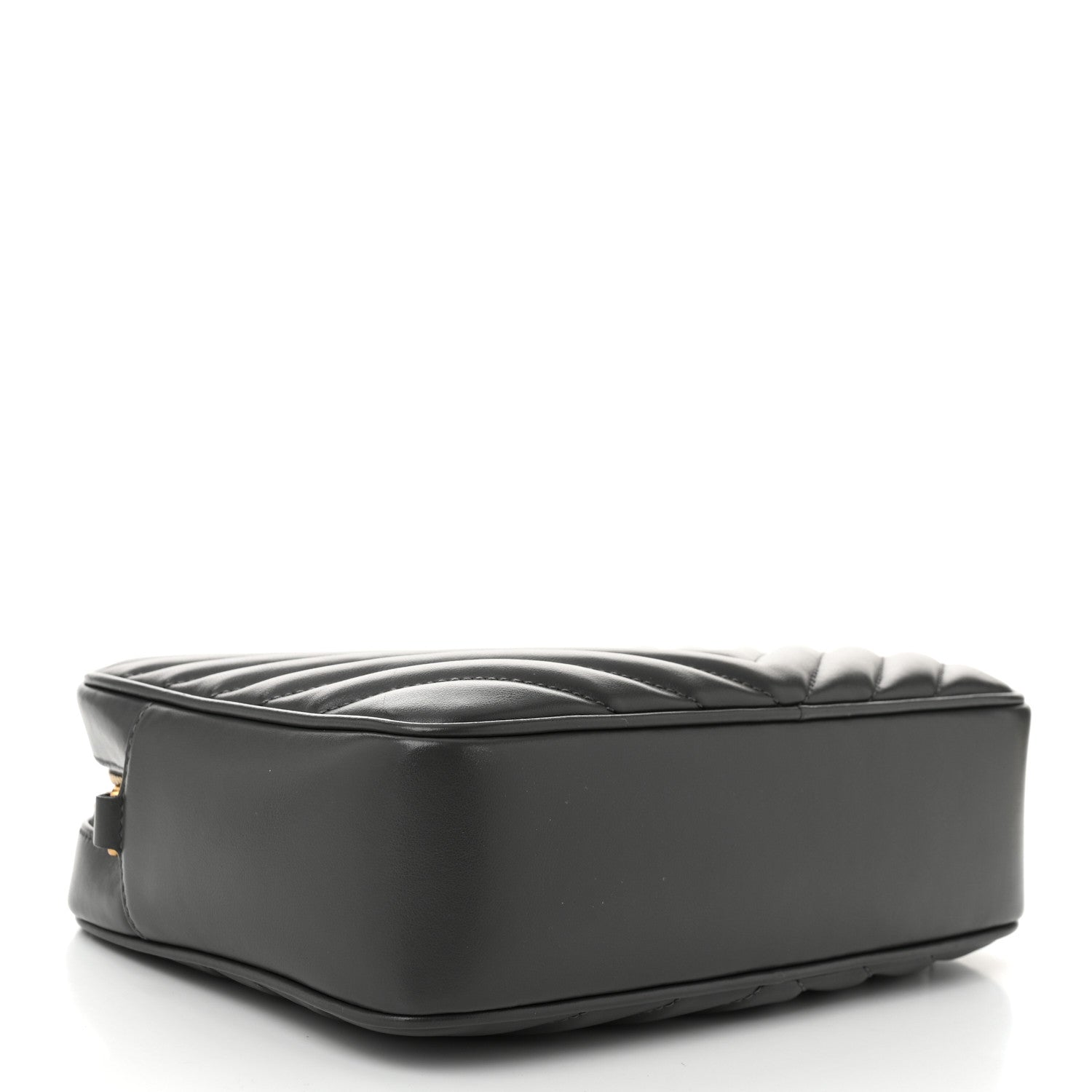 Saint Laurent Calfskin Matelasse Monogram Lou Camera Bag Storm 4 of 10