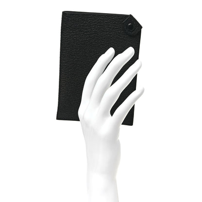 Hermes Chevre Mysore Tarmac PM Passport Holder Black 2 of 8