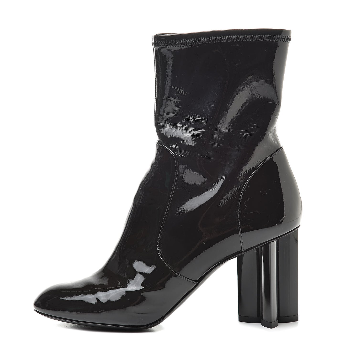 Patent Uniformes Silhouette Ankle Boots 38.5 Black