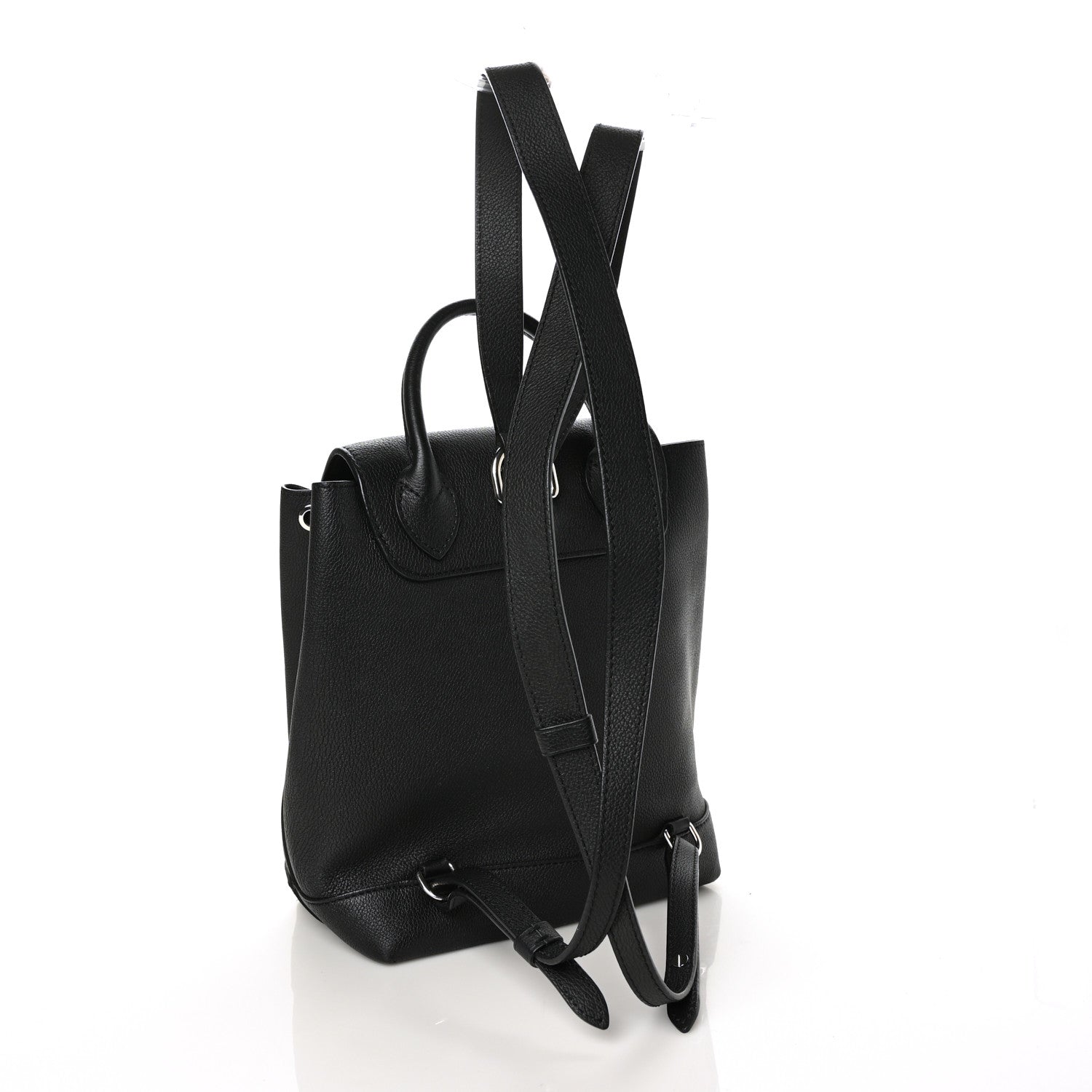 Louis Vuitton Calfskin Lockme Backpack Black 3 of 6