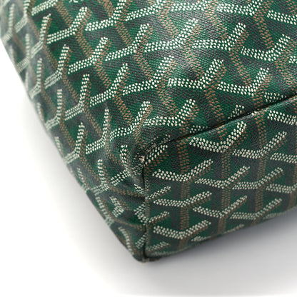 Goyard Goyardine Saint Louis Junior Jr PM Tote Green 9 of 11