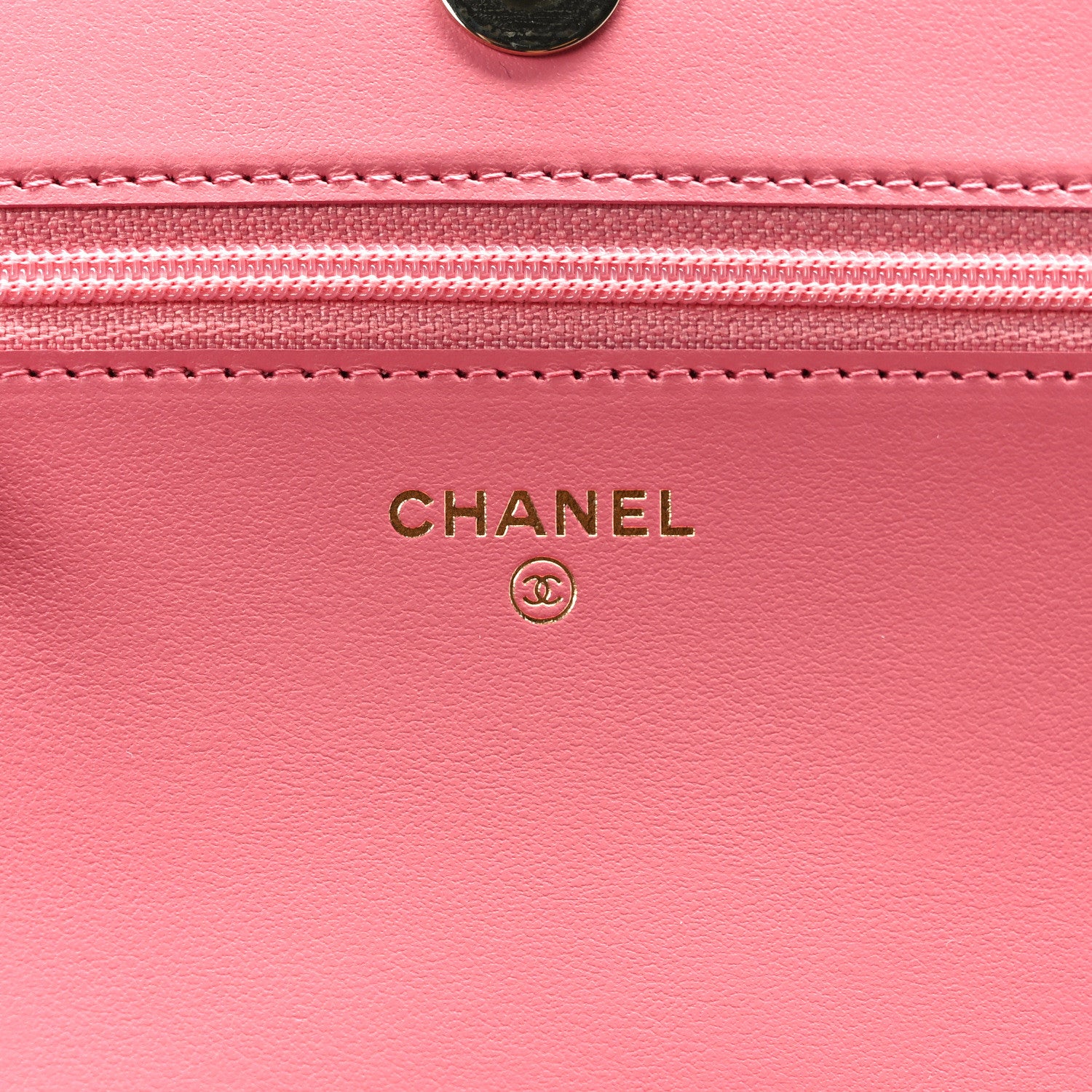 Chanel Caviar Quilted Boy Wallet On Chain WOC Pink 6 of 11