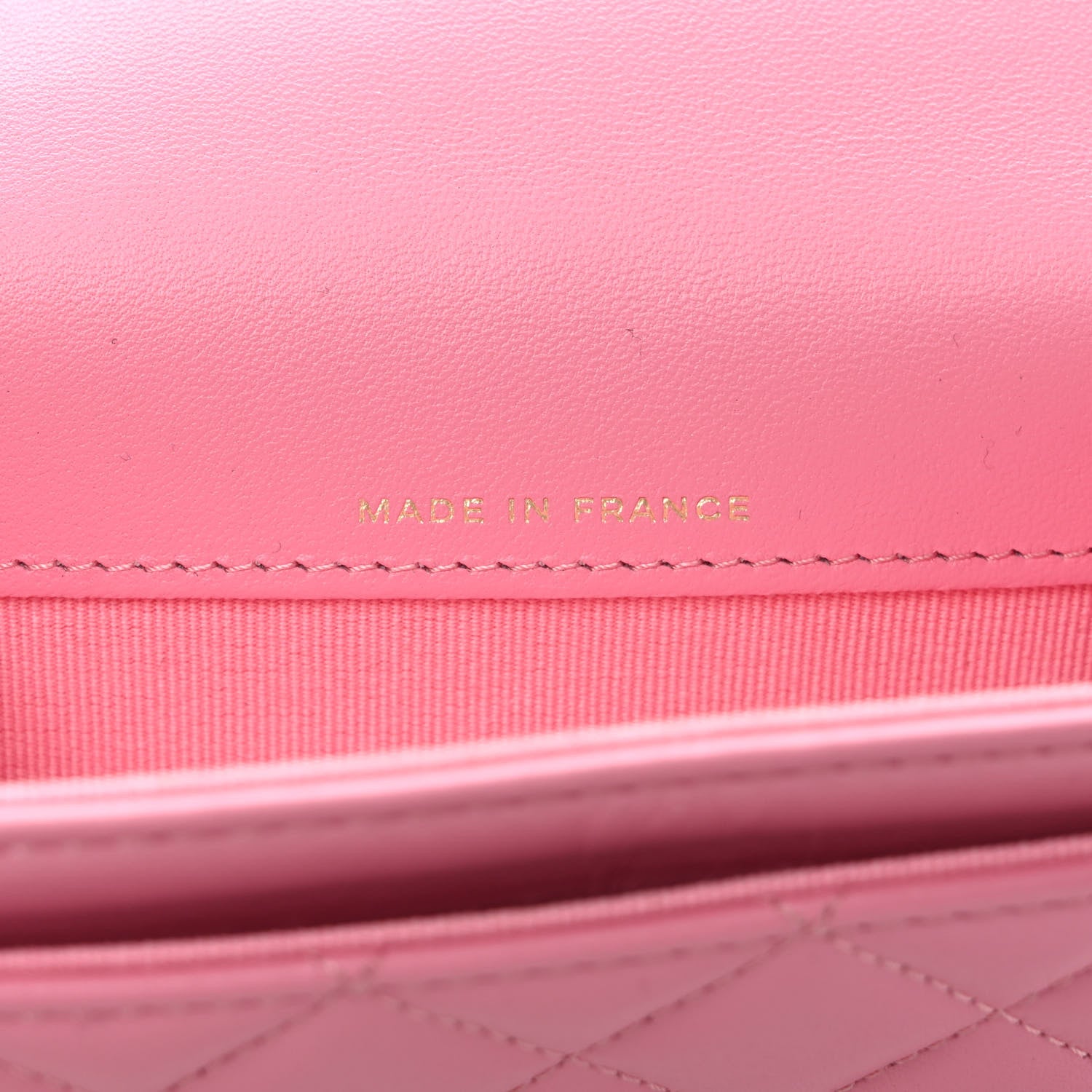 Chanel Lambskin Quilted Flap Card Holder Wallet Pink 7 of 11