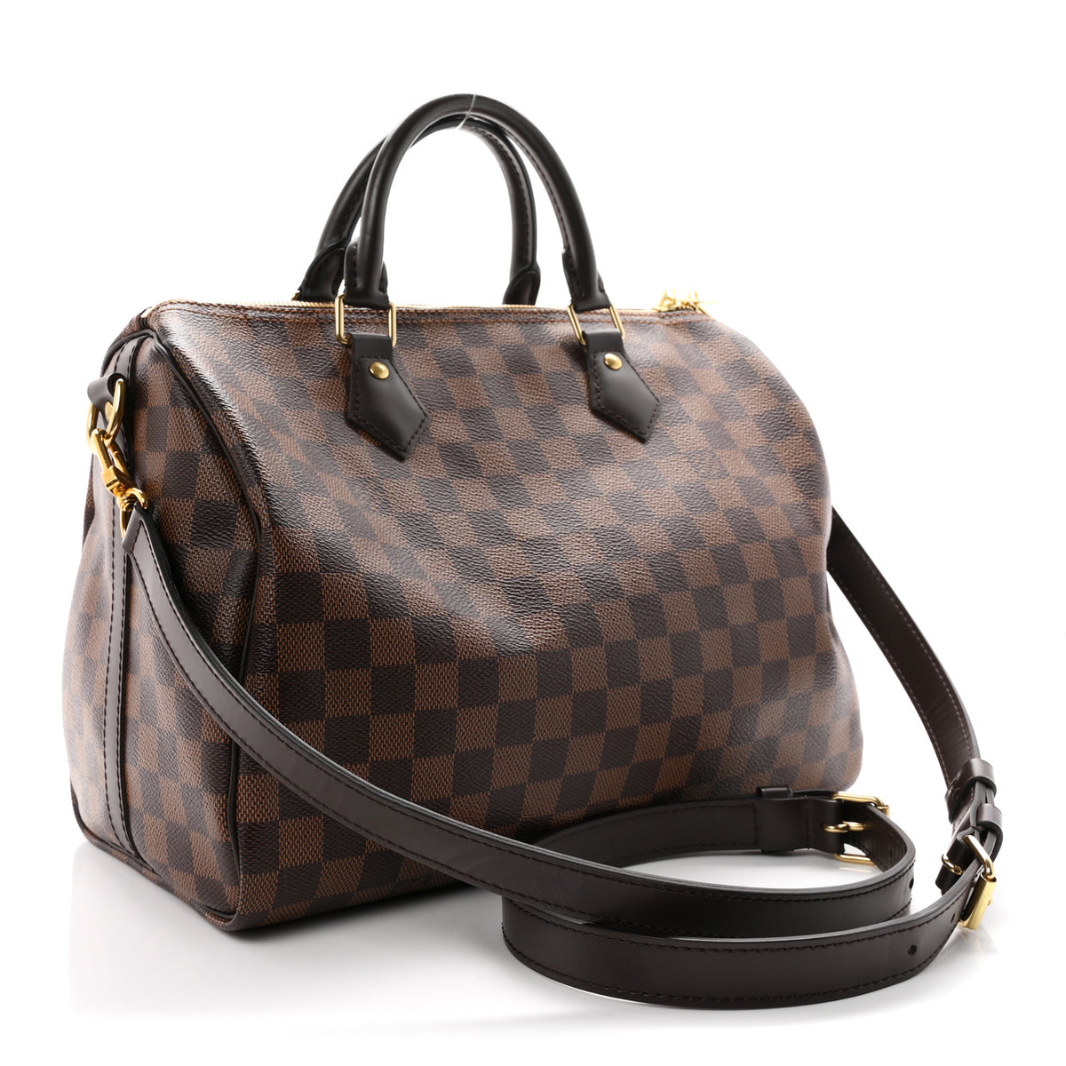 Louis Vuitton Damier Ebene Speedy Bandouliere 30 3 of 10